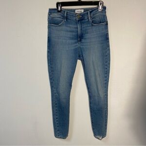Frame Women’s Denim Jeans Le High Skinny Distressed Size 29